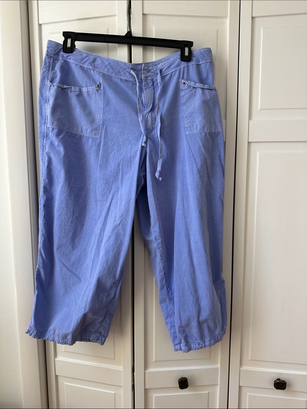 Fresh Produce Periwinkle Capri Pants 100% Cotton XXL